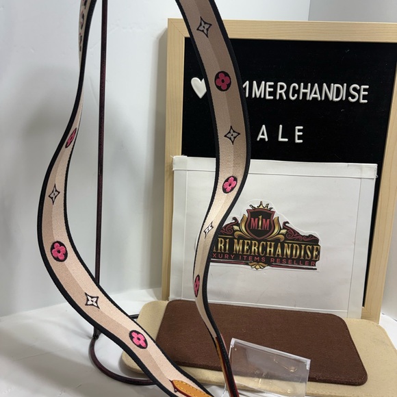 Louis Vuitton Beige and Pink Bag Strap - Picture 11 of 16